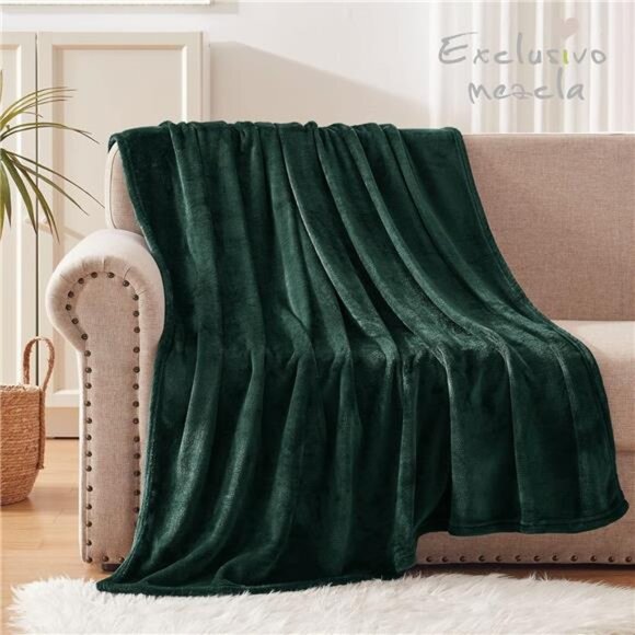 Extra Large Fleece Throw Blanket for Couch, Sofa, 300GSM - Picture 6 of 7